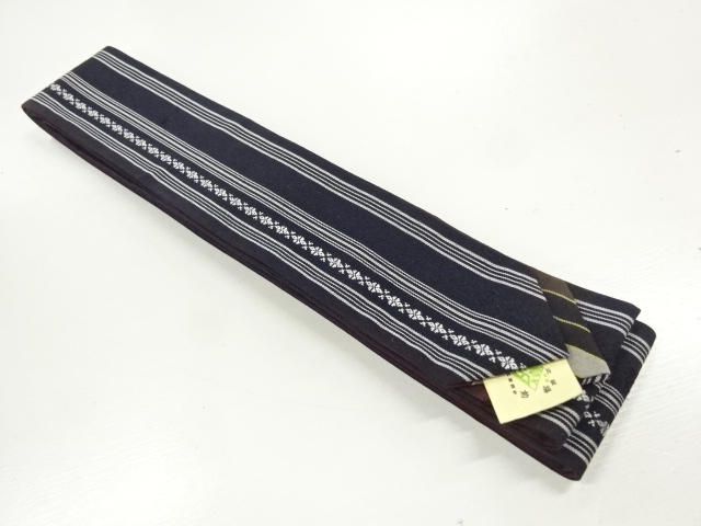 JAPANESE KIMONO FOR MEN / SHITA OBI / CHIKUZEN HAKATA